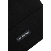 Calvin Klein Jeans Black Recycled Polyester Cap (Baseball Hat)